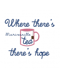 Thé, where there's tea...