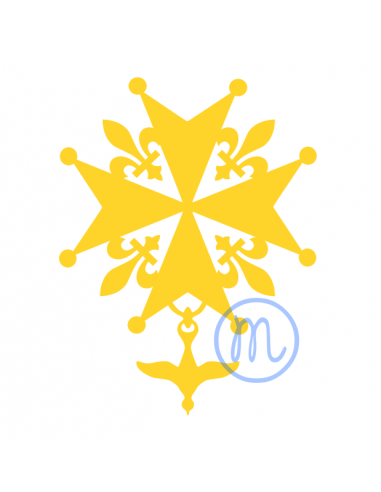 Croix Huguenote (découpe)