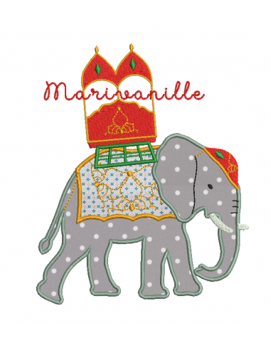 Elephant appliqué