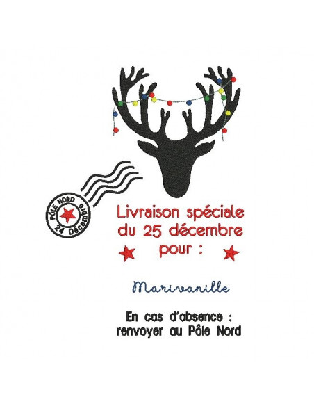 Motif pour sac à cadeaux de Noël