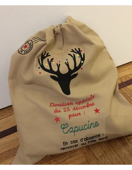 Motif pour sac à cadeaux de Noël