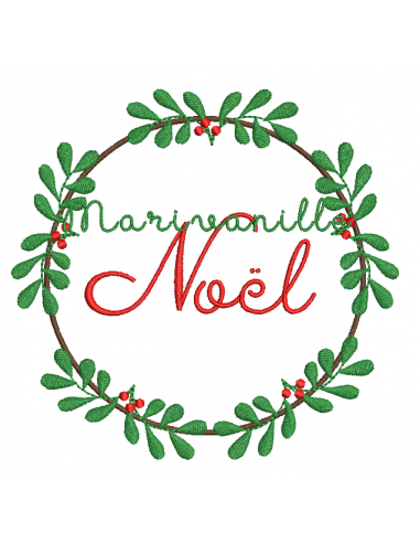 Couronne de gui, Noël