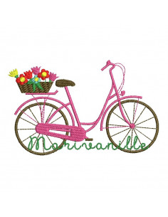 Vélo de ville et son panier...