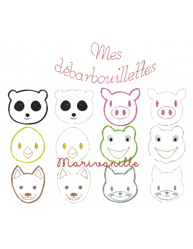 Débarbouilettes, lingettes, 2...