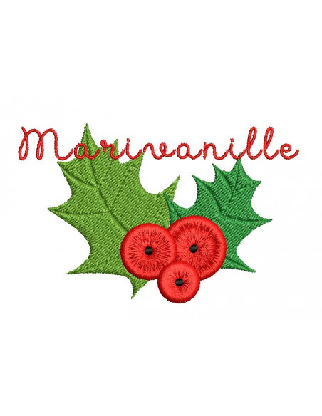 Feuilles de houx, Noël