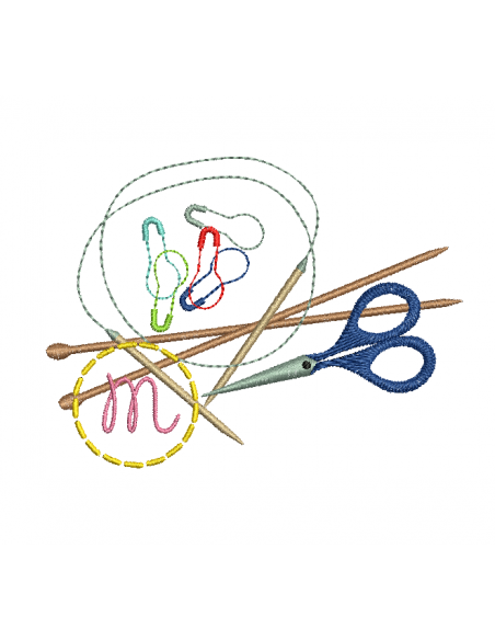 Nécessaire de tricot