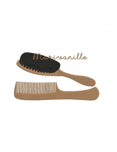 Peigne et brosse