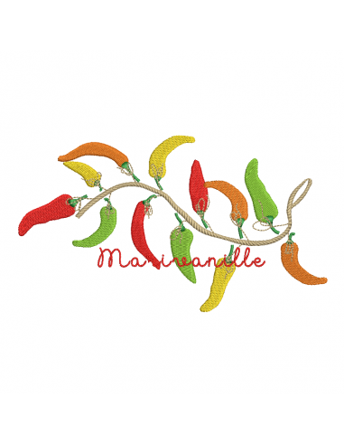 Piments sur corde (et chaque piment...