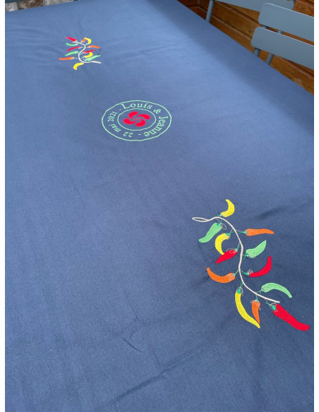 Piments sur corde (et chaque piment seul)