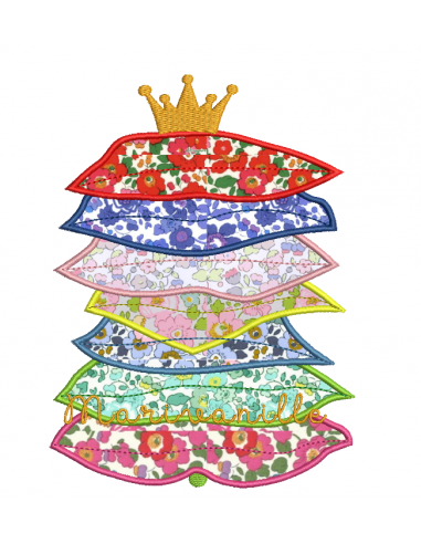La princesse et le petit pois, appliqué