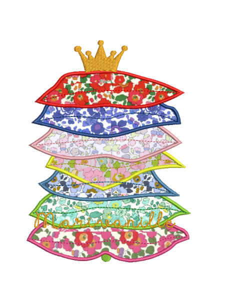 La princesse et le petit pois, appliqué