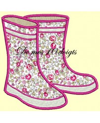 Bottes de pluie an appliqué - 4 tailles