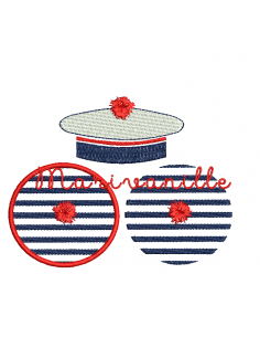 Bachi et béret rayé à...