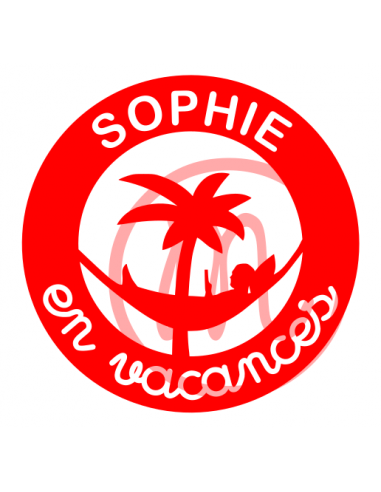 En vacances! Envoyé personnalisé à...