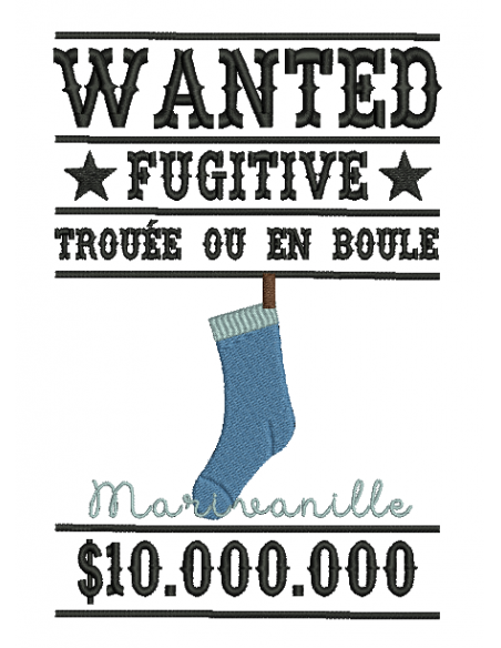 Wanted Chaussettes perdues (2 versions)