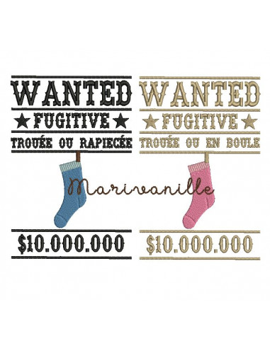 Wanted Chaussettes perdues (2 versions)