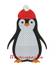 Pingouin en appliqué ou... 2