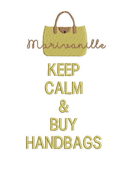 Keep calm & by handbags (2 tailles)