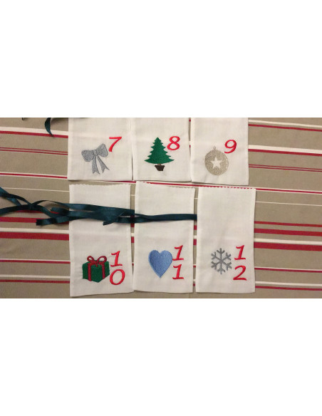 Calendrier de l'Avent, 24 motifs