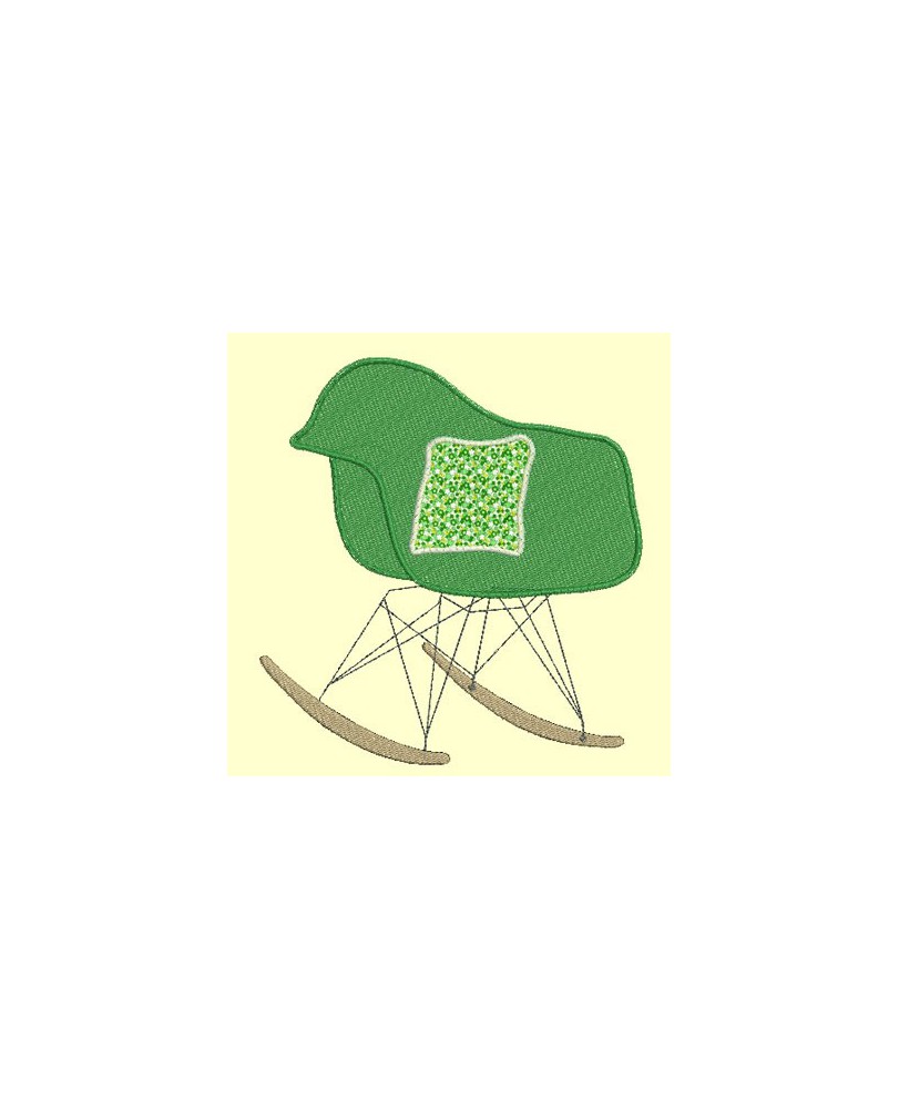 Fauteuil à bascule années 50 - 2 tailles