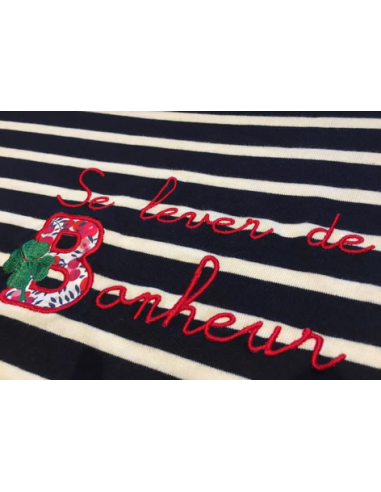 Se lever de Bonheur, appliqué