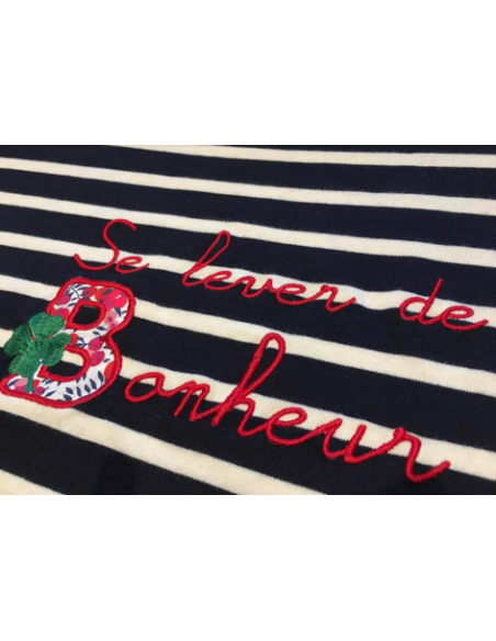 Se lever de Bonheur, appliqué