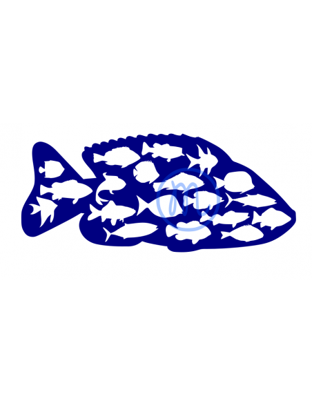 Poisson - poissons (découpe)