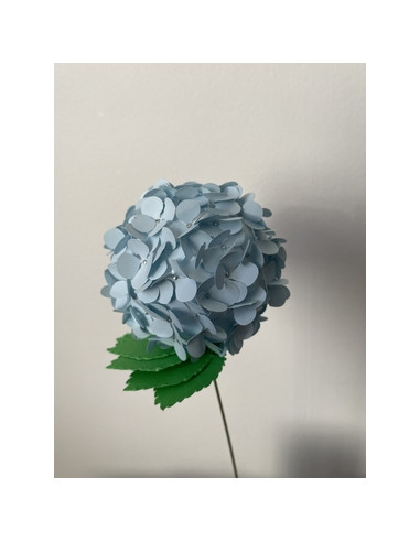 Hortensia en papier (découpe)