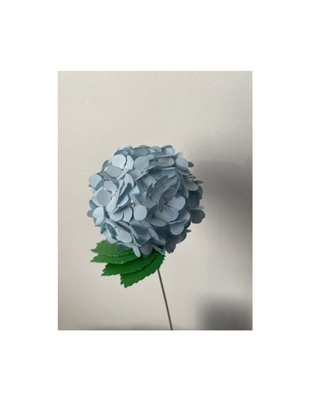 Hortensia en papier (découpe)