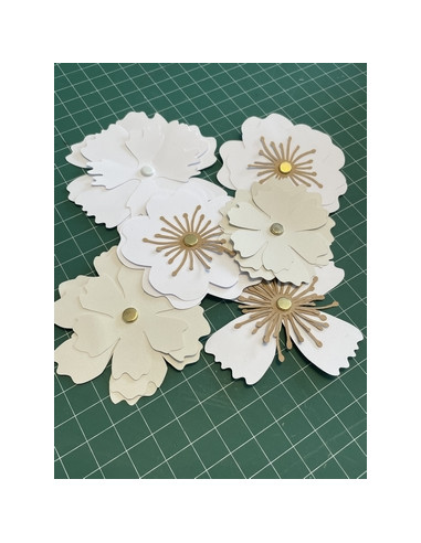 Fleur en papier (découpe)