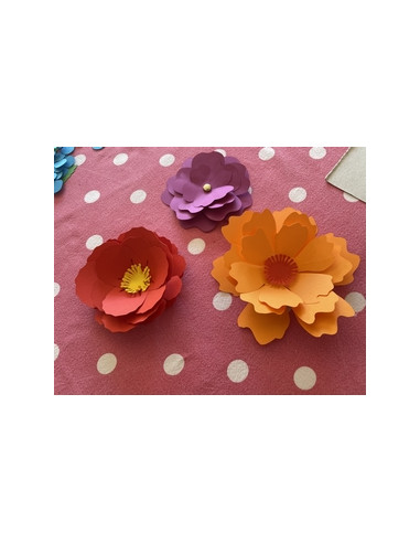 Fleur en papier (découpe)