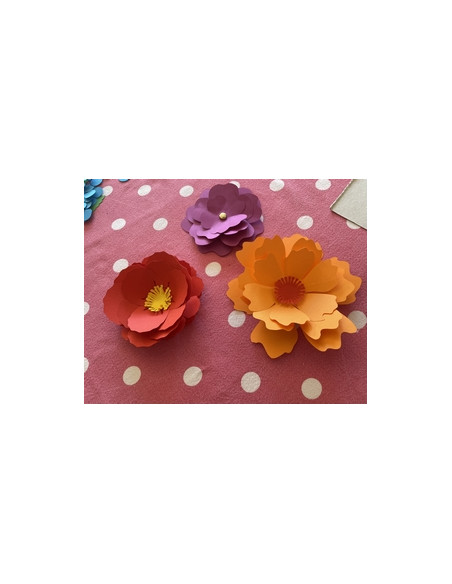 Fleur en papier (découpe)