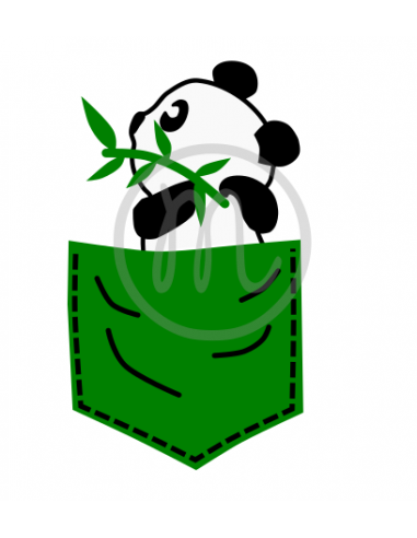 Lot 3 motifs panda (découpe)