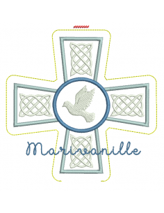 Croix avec colombe avec...