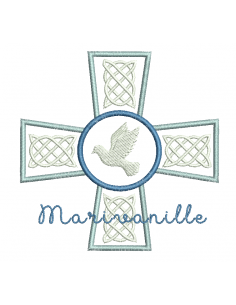 Croix avec colombe avec... 2