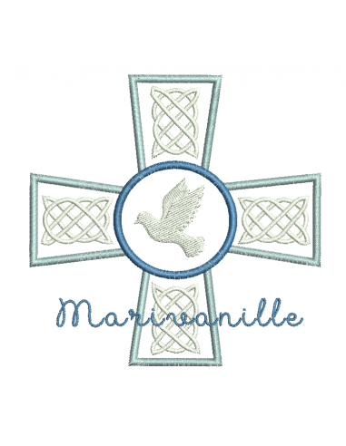 Croix avec colombe avec version Tout...