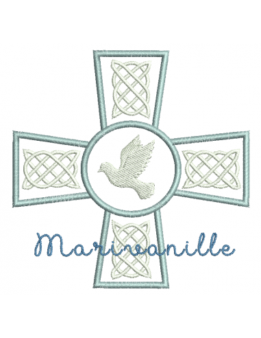 Croix avec colombe avec version Tout...