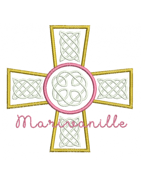 Croix avec arabesques avec version Tout Dans le Cadre