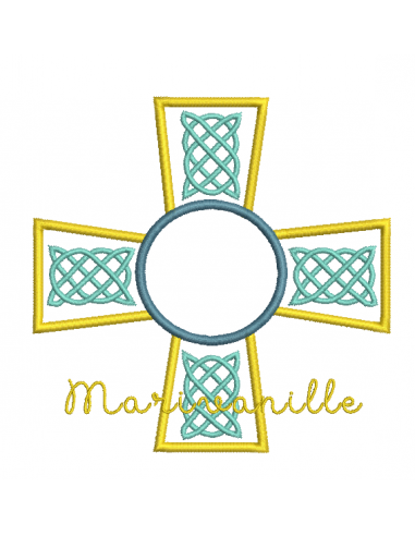 Croix avec place pour une médaille...