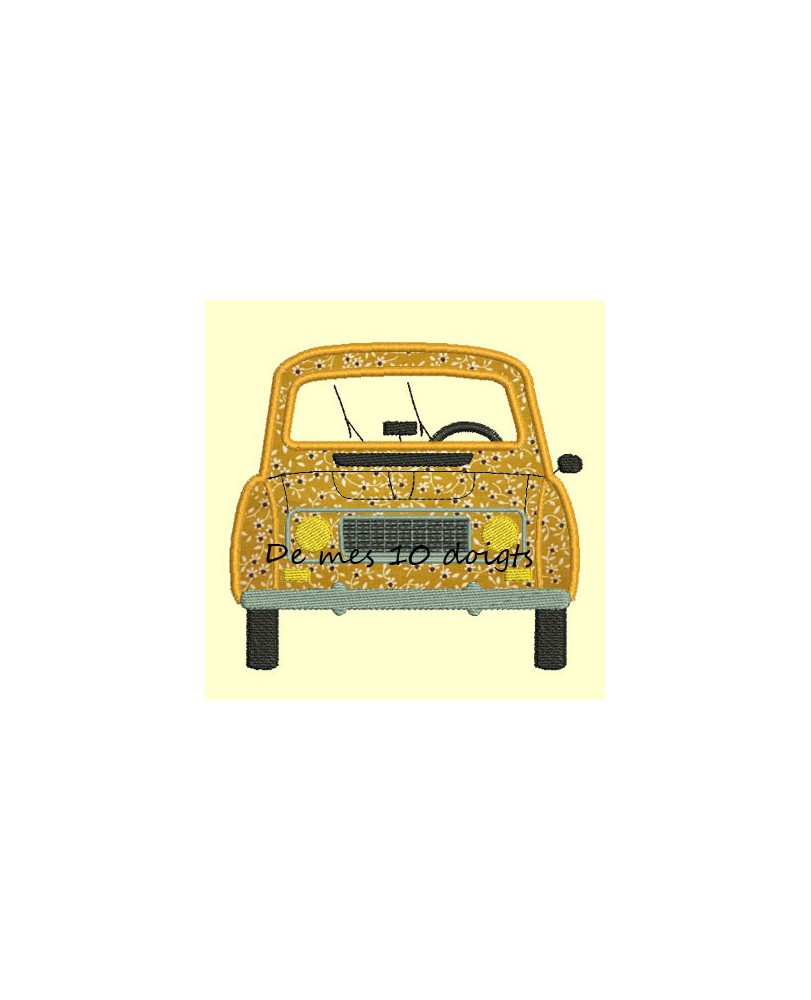 4L Avant et arrière - 2 tailles