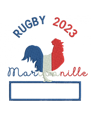 Rugby 2023 - 2 versions- 4 tailles