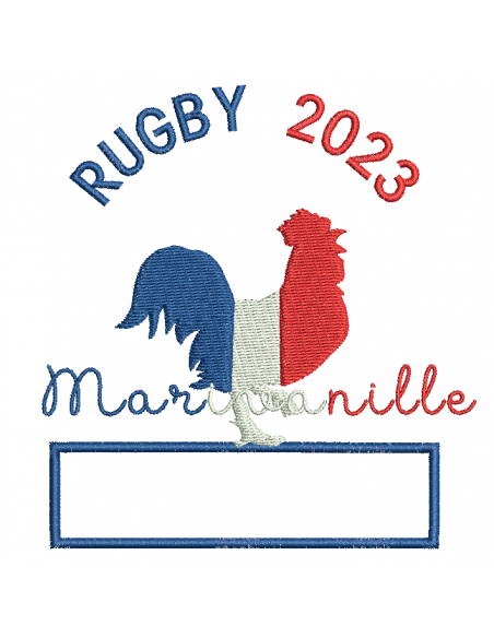 Rugby 2023 - 2 versions- 4 tailles