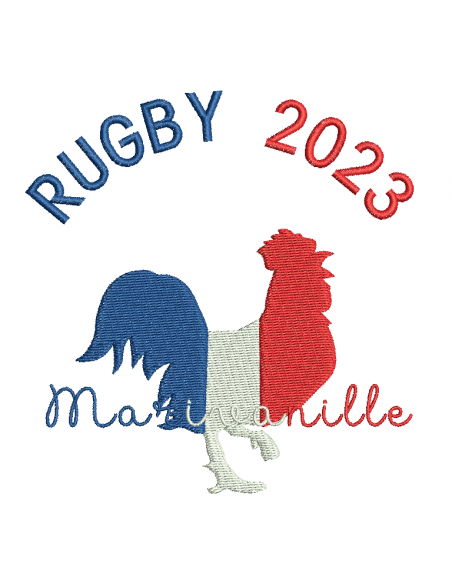 Rugby 2023 - 2 versions- 4 tailles