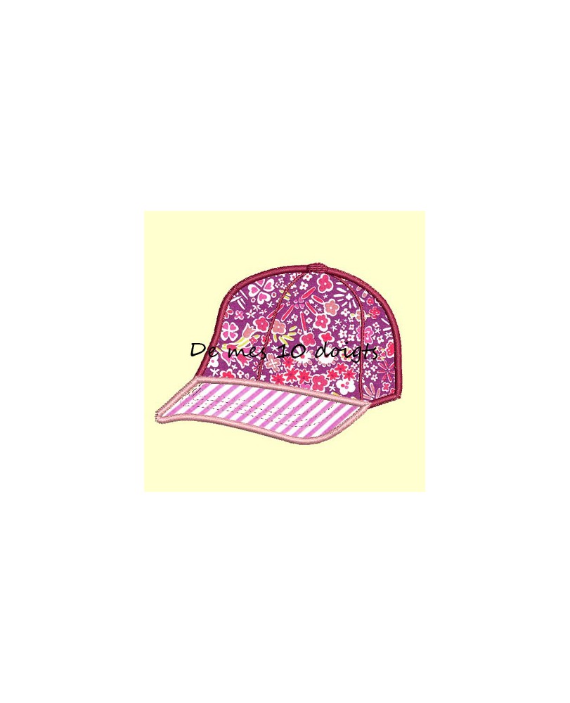 casquette en appliqué - 2 tailles