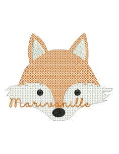 Tête de renard - point de...