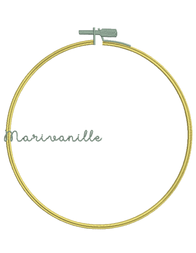 Cercle à broder à remplir - 2 tailles