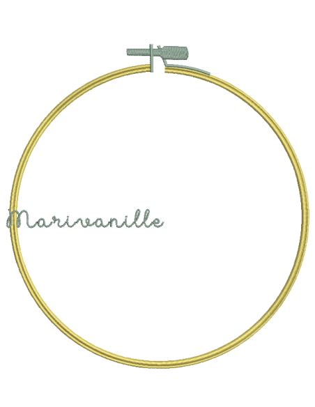 Cercle à broder à remplir - 2 tailles