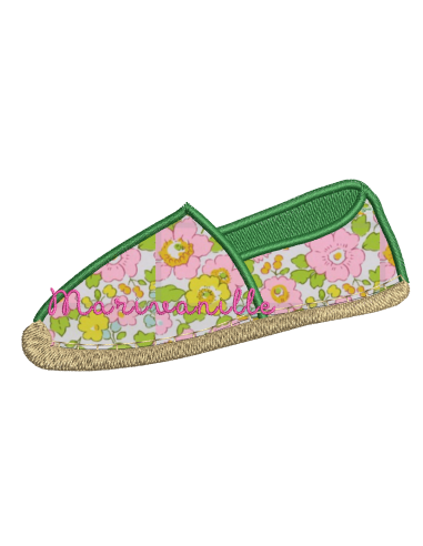 Espadrilles en appliqué (seule ou par...