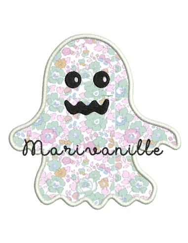 Fantôme en appliqué - 4 tailles