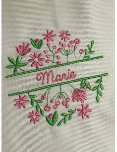 Décor rond fleurs... 2